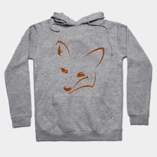 Friendly Fox Face Hoodie